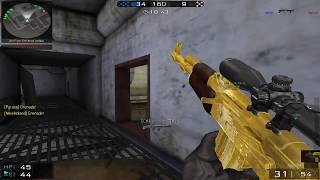 Blackshot Gameplay  Headshot only challenge   ak47 Gold [upl. by Yarg]