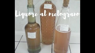 Liquore al melograno ricetta [upl. by Elatnahs664]