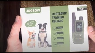 JUGBOW Brand Dog Training Collar  Model DT61  Unboxing and Review Demonstration [upl. by Saito]