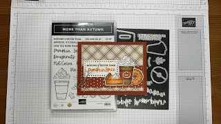 Stampin’ Up More Than Autumn Pumpkin Spice Card Tutorial diy fallcard cardmaking patternedpaper [upl. by Barny]