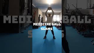 Medicine Ball Slams explosiveworkout plyometric speedtraining subscribe shorts getinshape [upl. by Llerdnam]