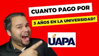 UAPA Cuanto cuesta estudiar en esta universidad 2024 [upl. by Magbie32]