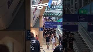 Osnabrück in Hannover HAUPTBAHNHOF 🔊🔥 vflosnabrück hannover ultras football viralvideo [upl. by Service]