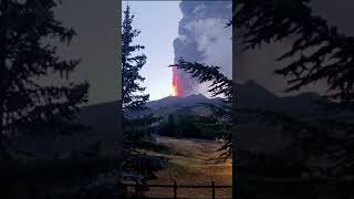 Etna Éruption du cratère Voragine  04082024 [upl. by Nohsar]