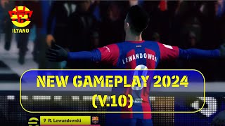 New PES 17 GamePlay V10 2024 [upl. by Inaffit610]