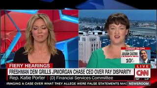 Rep Porter discusses her questioning of JP Morgans CEO with CNNs Brooke Baldwin [upl. by Delaney]