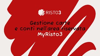 Gestione carte e conti nell’area riservata MyRisto3 [upl. by Sanford932]