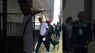 Cameroun  Zimbabwé arrivée des lions au stade [upl. by Esirahc]