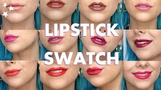 LOREAL ROUGE SIGNATURE LIPSTICK SWATCH amp REVIEW  ad [upl. by Etat729]