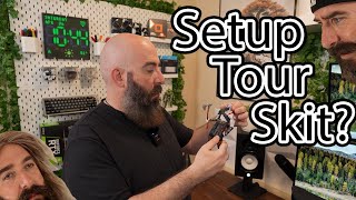 A gaming setup tour but its a skit [upl. by Lilli942]