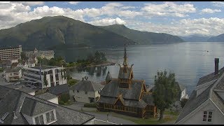 Live WebCam Norway Sogndal [upl. by Llenyar]