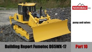 Fumotec Komatsu D65WX17 pump and valves Part 10 [upl. by Sutherlan957]