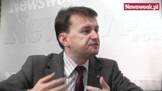 Mariusz Błaszczak  gość Newsweeka [upl. by Lubet]