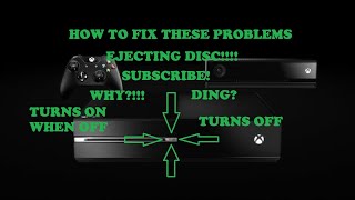 HOW TO FIX XBOX ONE BEEPING EJECTING DISC TURNING OFF [upl. by Weinrich]