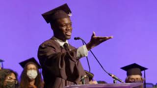 Valedictory Speech 2022  Lemar Archer  Emerson College  School of the Arts [upl. by Siram]