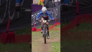 An absolute masterclass from Loana Lecomte to win MontSainteAnnes XCO race 🔥👏 MountainBike [upl. by Kcirderfla]