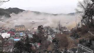 Amazing power of Japanese Tsunami caught on video 19 HD [upl. by Assin]