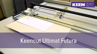 Keencut Ultimat Futura  Fast Precise Mountboard Cutter  For every type and thickness of mountboard [upl. by Inamik]