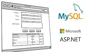 AspNet Web Form CRUD With MySQL  Insert Update Delete and View All [upl. by Jacques120]