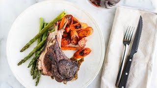 Garlic And Herb–Marinated Rack of Lamb [upl. by Ingemar]