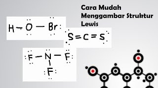 Cara Mudah Menggambar Struktur Lewis [upl. by Yttiy]