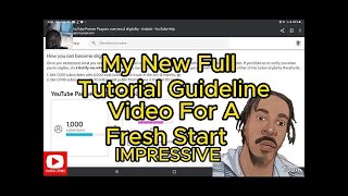 My New Full Tutorial Guideline Video For A Fresh Start👁️ [upl. by Lundell920]