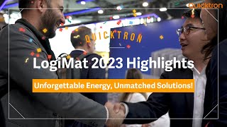 LogiMat 2023 Highlights Its been an incredible success for Quicktron Robotics [upl. by Brnaby]