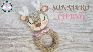 🦌COMO MONTAR EL CIERVO SONAJERO🦌  CROCHET  FÁCIL🦌🦌 [upl. by Nimref]