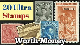 Most Expensive Stamps In The World  Part 13  Rare Postage Stamp Collecting Hobby [upl. by Lesley660]