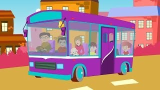 wheels on the bus with lyrics [upl. by Francis835]