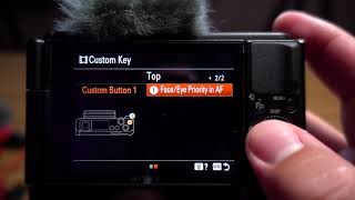 Sony Zv1 Custom Key Buttons Setup [upl. by Atila271]