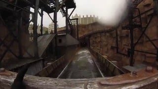 Chiapas Die Wasserbahn  Phantasialand Brühl Onride Video Wintertraum 2016 [upl. by Gnik]