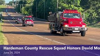 Hardeman County Rescue Squad Honors David Morris [upl. by Kleinstein]