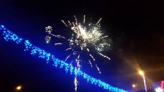 Focuri de artificii la Ialoveni 24 decembrie 2016 [upl. by Dnomso]