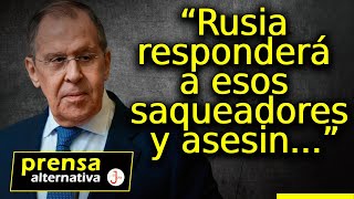 Lavrov promete venganza por nuevas sanciones de Occidente [upl. by Nicoli]