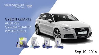 AUDI RS3 Gyeon Quartz Protection Detail [upl. by Udela936]