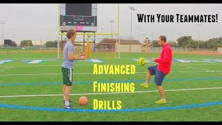 Soccer Shooting Drill For Strikers And Midfielders  Soccer Training [upl. by Norword]