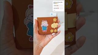 paper wallet 🐥☁️ diy craft shorts [upl. by Janela133]