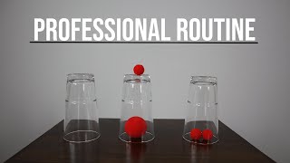 Im Teaching you My Original Cups and Balls Routine ● In Depth Tutorial [upl. by Kowatch412]