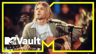 Nirvana Unplugged Behind The Scenes  MTV Vault [upl. by Aihsoek]