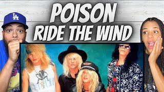 FIRST TIME HEARING Poison  Ride The Wind REACTION [upl. by Toscano]