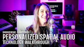 Immerse Gaming Technology Walkthrough Personalized Spatial Audio with Head Tracking [upl. by Enoek565]