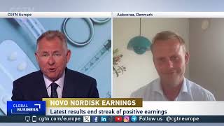 Novo Nordisk earnings sales of weightloss drug Wegovy lower than expected [upl. by Nuawd]