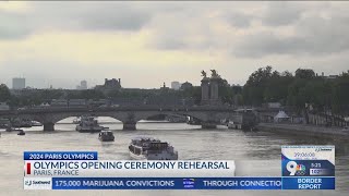 2024 Paris Olympics ceremony rehearsals [upl. by Dewie802]