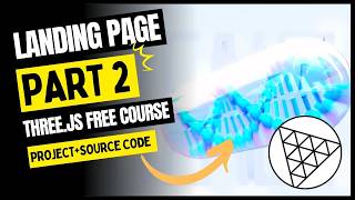 Project  Source code  Part 2  Beautiful Landing Page with React Fiber amp Threejs Free Course [upl. by Gmur392]