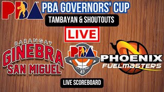 Live Barangay Ginebra San Miguel Vs Phoenix Fuel Masters  Play by Play  Live Scoreboard [upl. by Ahsitra]