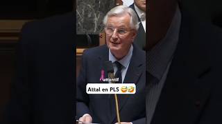 Michel Barnier 🤣 fyppage pourtoi 2024 news débat france jordanbardella politique lfi [upl. by Bj393]