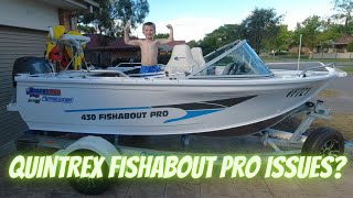 QUINTREX Fishabout Pro  My Issues and Problems after 12 months [upl. by Aklam]