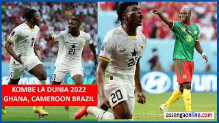 KOMBE LA DUNIA 2022 MATOKEO MECHI ZA LEO GHANA VS KOREA CAMEROON VS SERBIA BRAZIL VS SWITZERLAND [upl. by Shurwood]