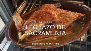 Receta del lechazo al horno [upl. by Gabrielle]